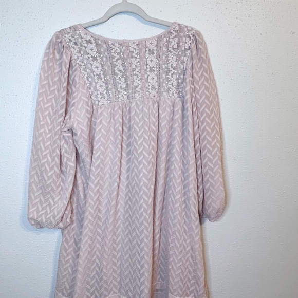 ANTHROPOLOGIE One September Anwen Peasant Boho Tassel Dress - Picture 7 of 7